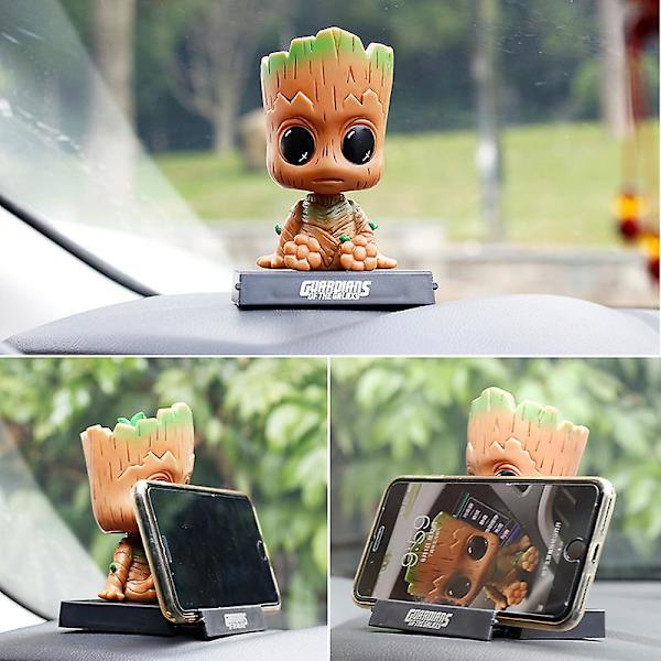 Sarjakuva Groot Auto Kojelauta Bobblehead Toimintahahmo Söpö Anime Groot Autotarvikkeet