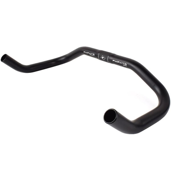 Cykel Bullhorn Styre Aluminiumlegering 25,4 mm 390 mm Cykelstyre för fast utrustning Bike Road Bik black