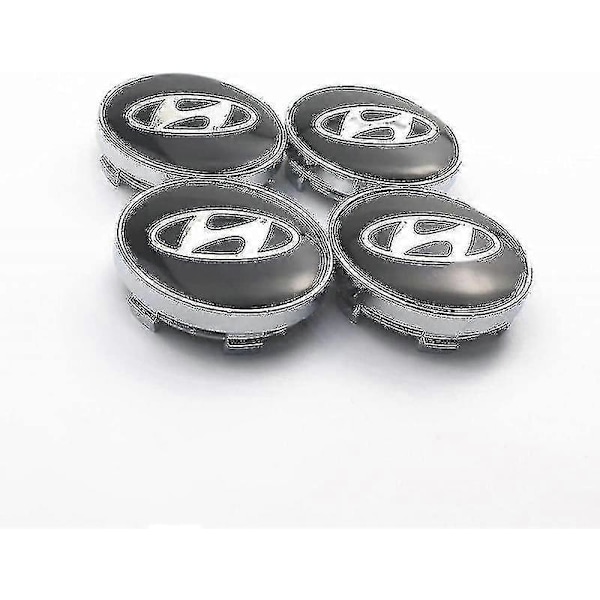 4kpl 60mm Pyörän Navan Suojukset Auton Tunnusmerkki Logo Pyörän Keskikuppi Solaris Ix35 I20 I30 I40 Hyundai Tucson Creta Santa-liuyue Boris