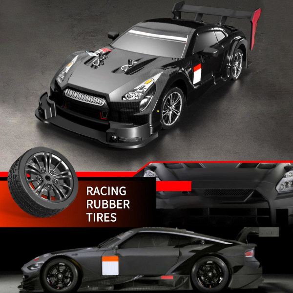 RC Driftauto 1/16 RC Auto 2.4GHz 4WD 40km/h RC Kilpa-auto Suuri Nopeus Lasten Lahja RTR red