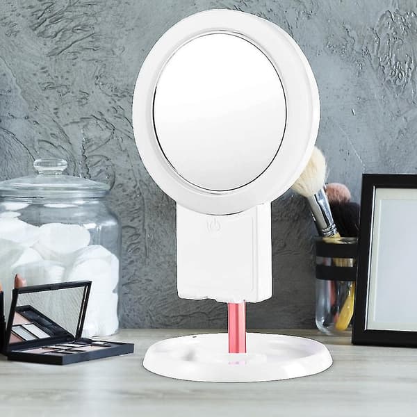 LED-sminke speil med lys, sminke lampe for damer
