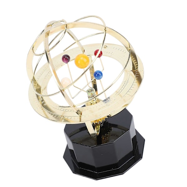 Solarsystem Skrivbordsdekor Retro Metallhantverk Solarsystem Planet Ornament Pedagogisk Leksak