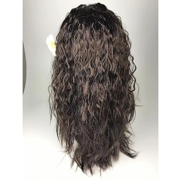 Moana Moana Prinsessa Peruukki Moana Kihara Tukka Cosplay Moana Peruukki Ruskea Iso Aalto
