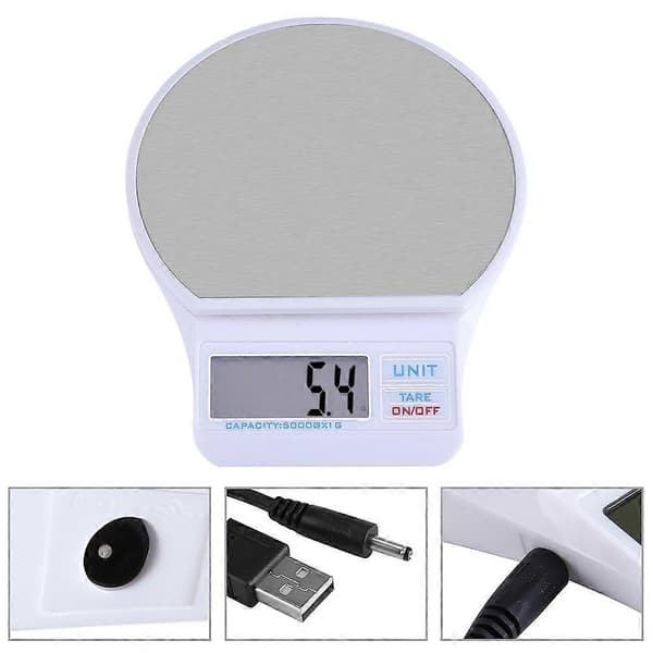 USB Digital Elektronisk LCD-skjerm Smykkevekt Kalibrering/Tarafunksjon Matvekter
