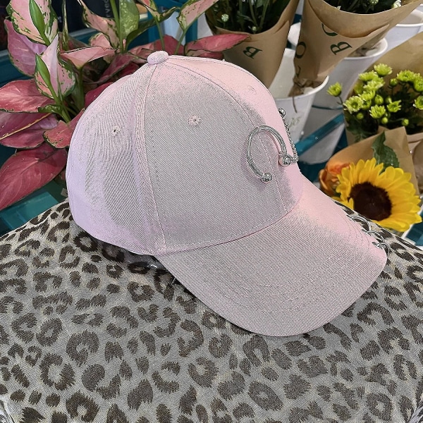 Caps og hatter for menn og kvinner Uformell Justerbar unisex rhinestone ring og streng dekor baseball caps Tao