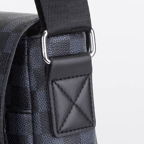 Axelväska Rutig Herr Crossbody Väskor Messenger Väska För Män