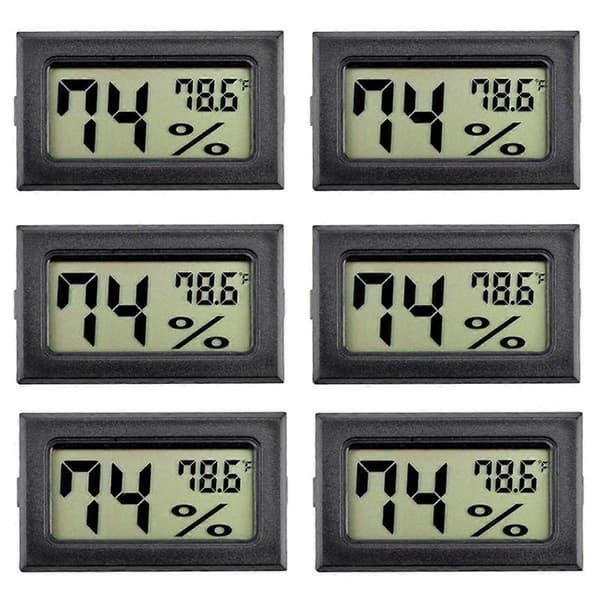 6 kpl Mini Hygrometer Sisäilman Kosteusmittari Hygrometer 2025th