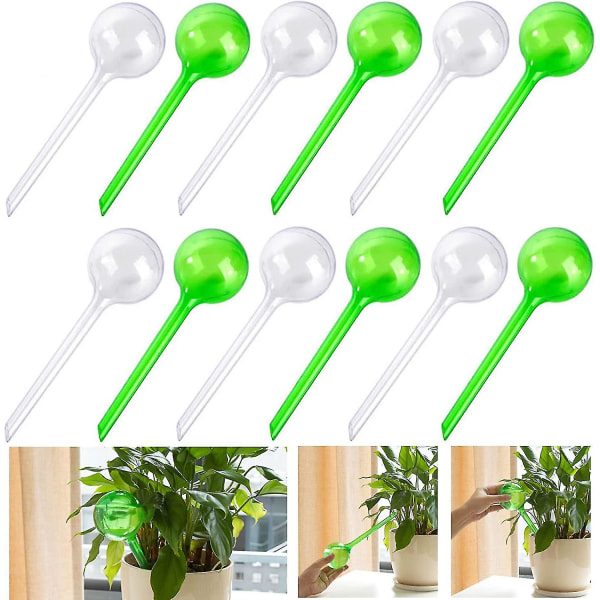 Automatiske vanningskuler Planter Automatisk vanningsutstyr Planter Vanningsballer Hageplanter, bonsai, potteplanter Vanningsballer 12 stk.