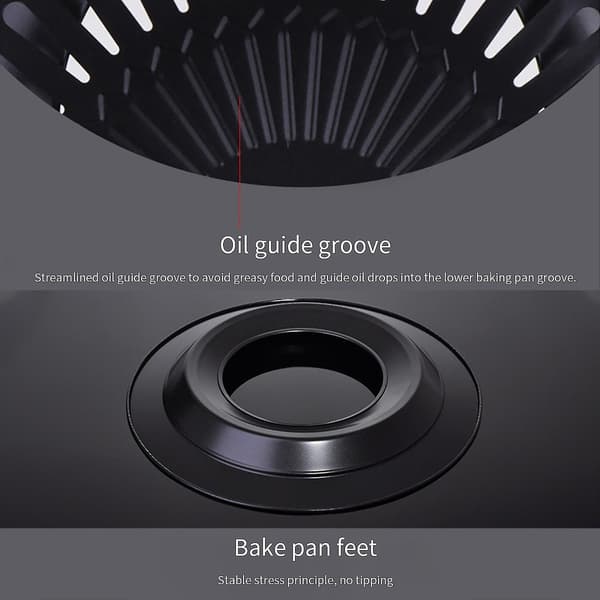 Rund Jern Koreansk BBQ Grillplate Grillsett Non-stick Panne Sett Med Holder
