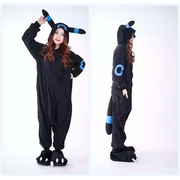 Tegneserie pyjamas i ét stykke Umbreon Performance Home Lovers' Pyjamas Blue XL