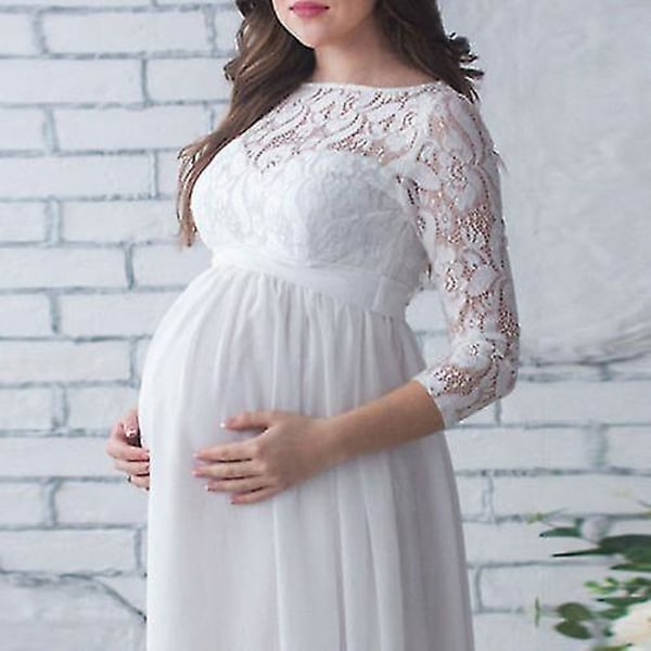 Klänning för rekvisita för gravidfotografering