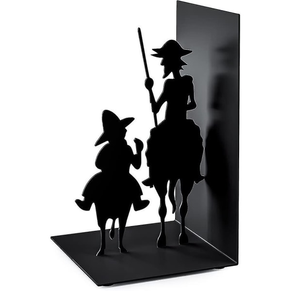 Metall Don Quijote bokstöd. Inspirerad av Cervantes verk.