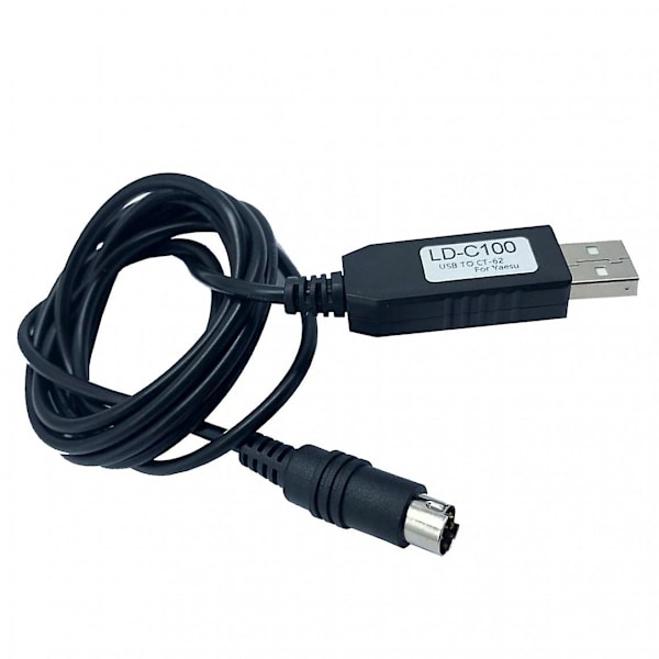 Ld-c105 1,5 m USB till Cat Din6 programmerad kabel för Kenwood Ts-440 Ts-450 Ts-680
