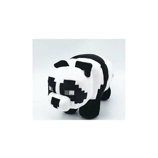 Minecraft Plys Panda Sort/Hvid 25cm