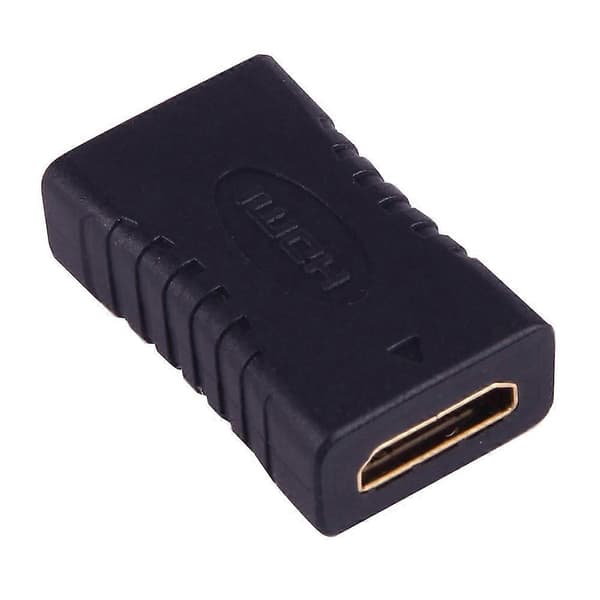 Mini HDMI Naaras - Mini HDMI Naaras -sovitin (Kullattu) (Musta) Black