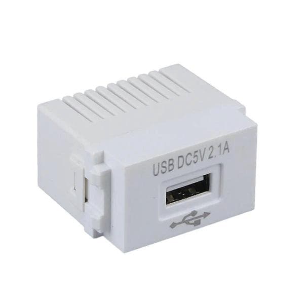 220V Uttak 5V Transformator for Mobiltelefonlading med USB-Strømmodul og 2.1A USB Ladeuttak