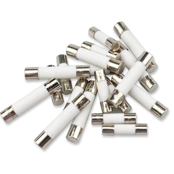 Keramisk Sikring 24 værdier 6x30  0,1a 0,5a 1a 1,5a 2a 2,5a 3a 3,15a 4a 5a 6a-30a