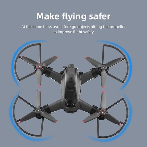 Plastringer for FPV Combo Drone-propeller, antikollisjonstilbehør