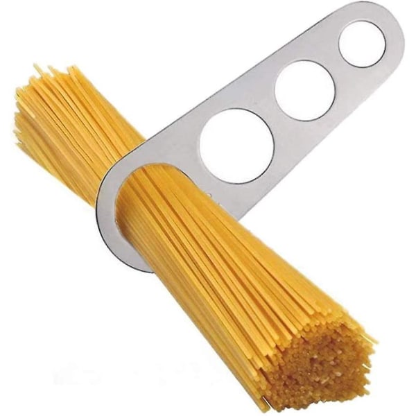 Nudelmåler, 3 stykker pastamålere, spaghettilineal til kvantitativ kontrol af nudelmængde, velegnet til hjemmekøkkener, restauranter (3 kol.