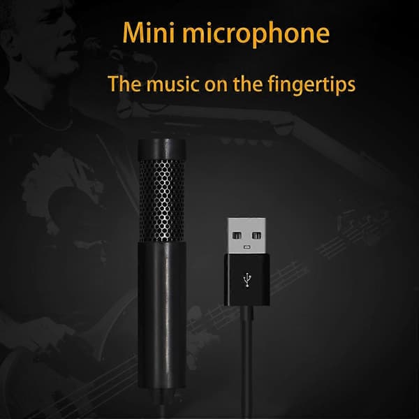 SF555 USB 2.0 Studio Stereokondensaattorimikrofoni Black