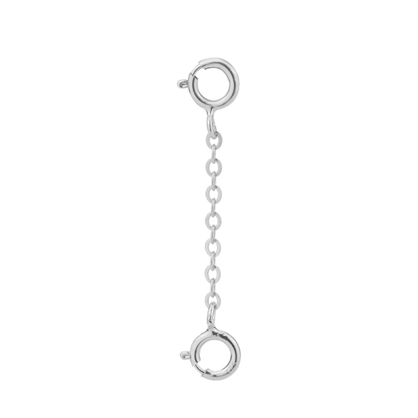 Säkerhetskedja Sterling Silver Säkerhetskedjor för Armband, Säkerhetskedjelås för Fina Smycken, Halsband