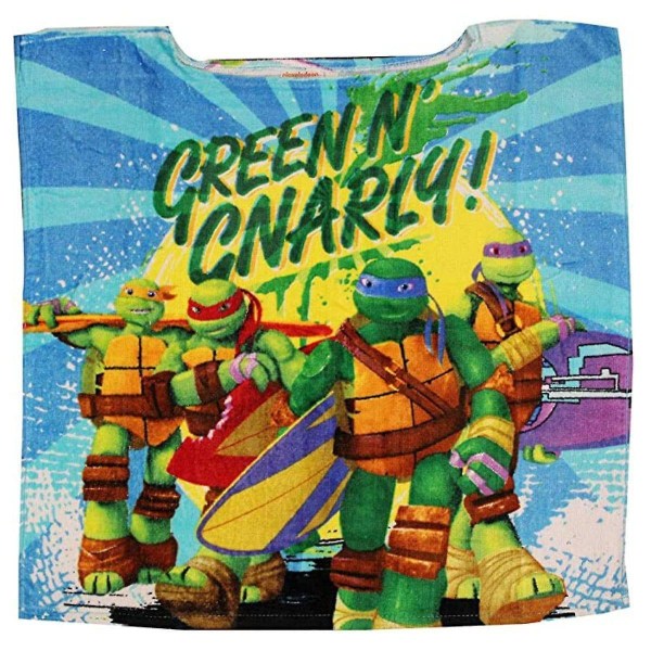 Ninja Turtles lasten fleeceponcho pyyhe nt1759ponc