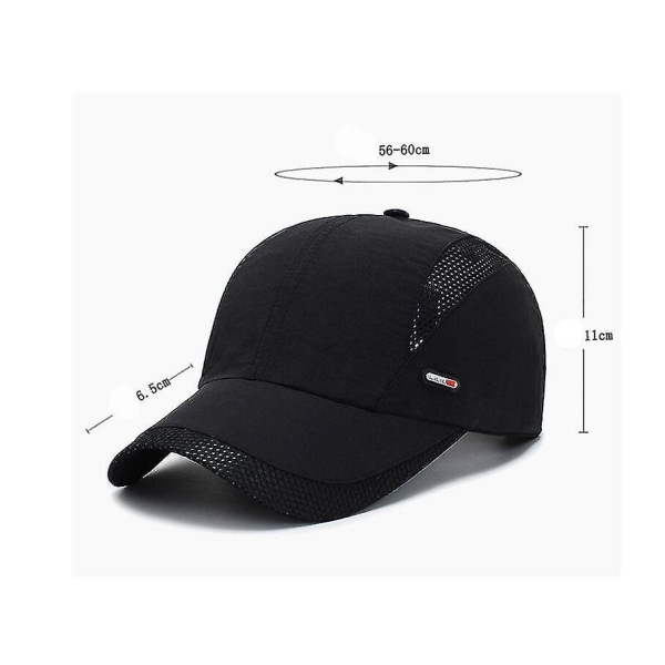 Miesten hattu ulkokäyttöön casual, nopeasti kuivuva cap Miesten cap kesän mesh hengittävä cap(multi valinnaisia) Dark green