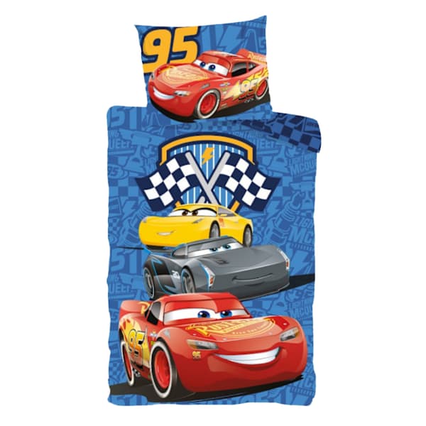 Disney Autot Lasten Vuodevaatteet - 100×135 cm, 40×60 cm