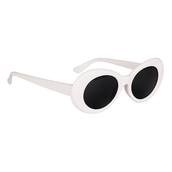 Retro Clout Goggles Briller Oval Bold Mod Tykk Ramme Solbriller Pakke Med 2