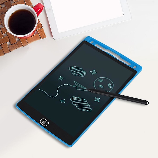 Blå 8.5in LCD Skrivebrett Elektronisk Tegnebrett Doodle Pad