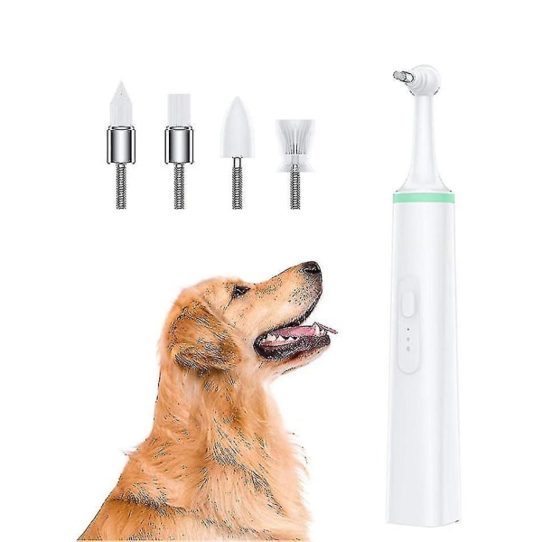 God kvalitet hundetandplakfjerner Elektrisk tandpoleringsmaskine, kæledyrtandkalkulus tandplak