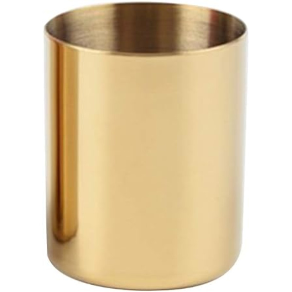Penholder Guld Makeupbørsteholder Desktop Opbevaringsbeholder