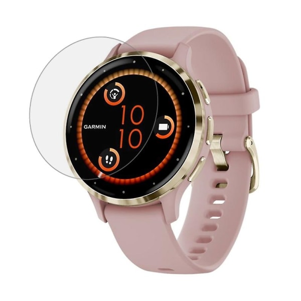 D34mm Skärmskydd för Garmin Venu 3S 41mm, Repskyddande Känslig Touch TPU-skärmfilm