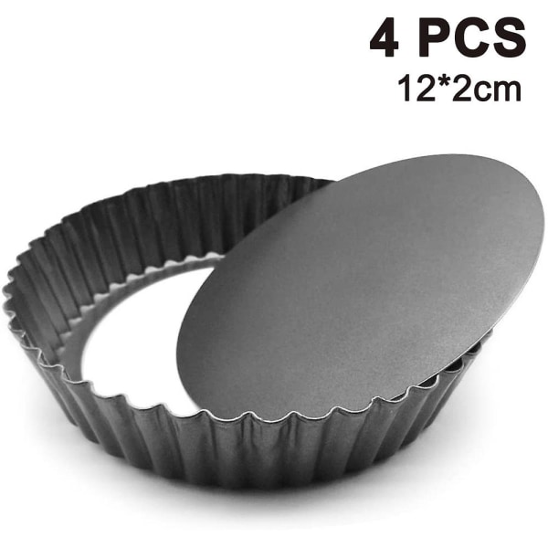 4st Mini Pans Mini Paj, Cupcake Cookie Pudding Form Muffins Bakning Cups