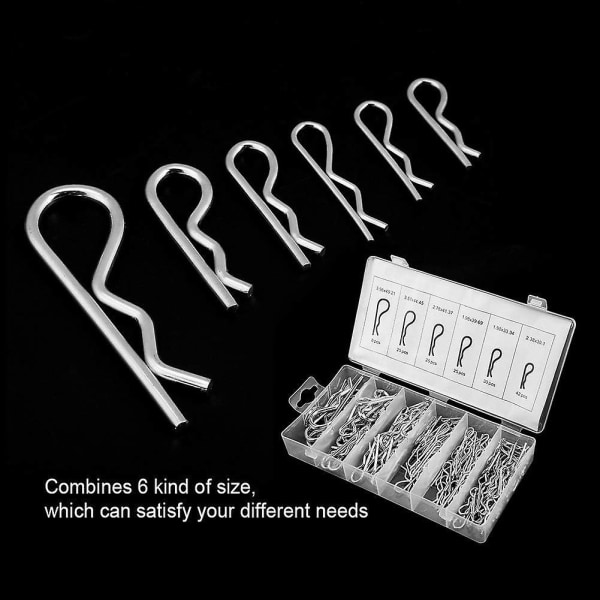150-dele Splints Sortiment Fastener Set - R Splint Traktor Pin Clips