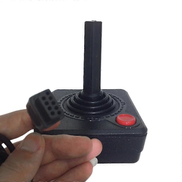 Gaming Joystick Controller För 2600 Spel Rocker Med 4-vägs Spak Och Enkel Åtgärdsknapp Retro Gamepad
