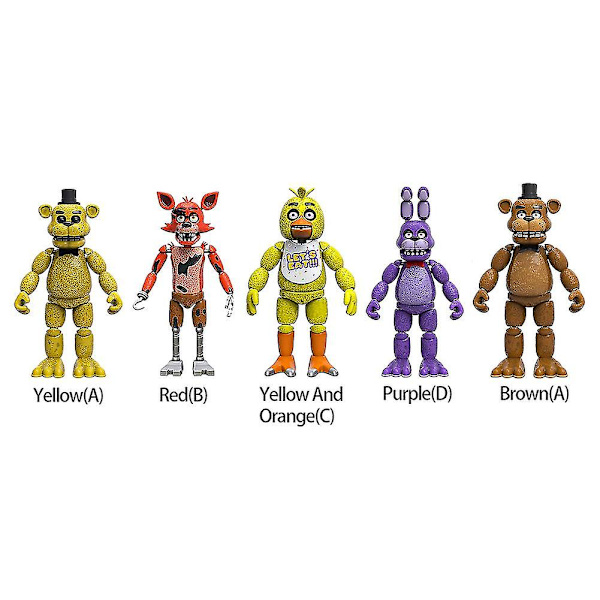 Skrivebordsornament Five Nights At Freddy Barn Voksne Bevegelig Ledd Figur Leke Gave