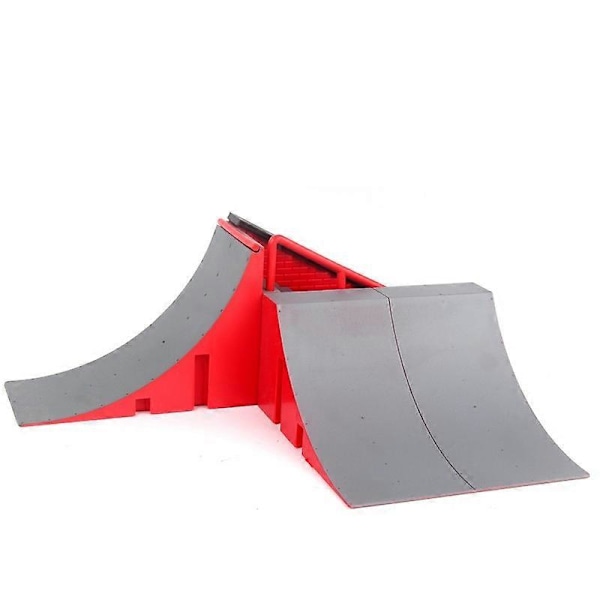 Skatepark-sæt Rampe Dele til Finger Skateboard Fingerboard Rampe Skateparker