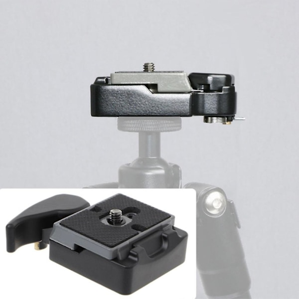 323 Snabbkopplingsplatta 200pl-14 Qr-plattor Adapter med Snabbkoppling Klämma Mount 1/4' till 3/8' Skruv för Dslr-kamera Stativ