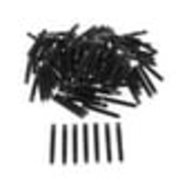 100-pak Fontænpatroner Refiller Skrivemateriale Sort 3,4 mm