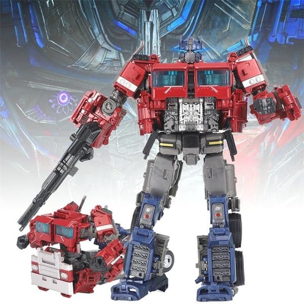 Transformasjonsrobotbil for barn, støpt i legering, actionfigur, robotleke for gutter, jule- og bursdagsgaver, utmerket kvalitet