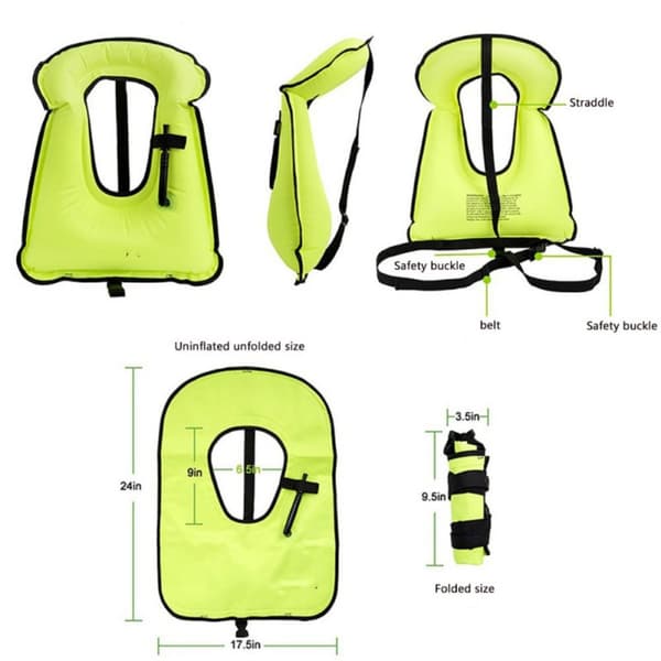 Redningsvest Snorkelvest SORT black