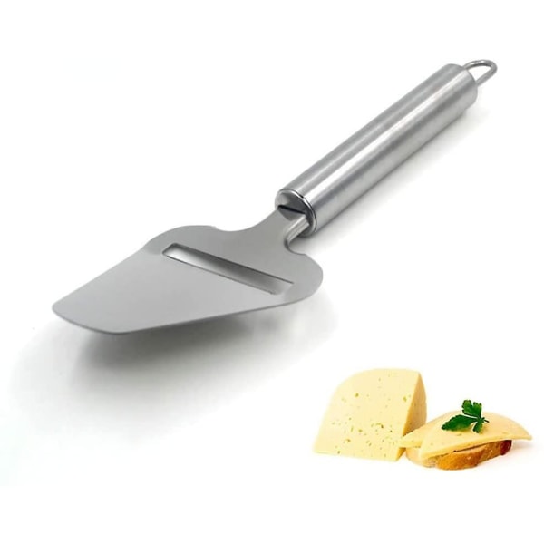Osteskjærer, osteskjærer rustfritt stål, osteskjærer for ostesmør, osteskjærer med skjæretråd og skalertallerken (brettstørrelse: 12 *