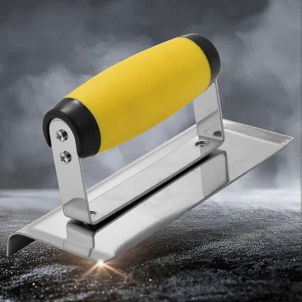 Rostfri Stålputsbräda Betongbräda Byggverktyg Silver  yellow