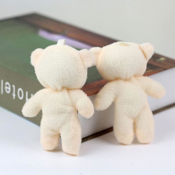 18 stk. Mini Bjørn Tøjdyr Små Teddybjørne Dukke Bløde Små Plys Tøjdyr Til DIY Valentinsdag Fødselsdag Bryllupsfest Gaver
