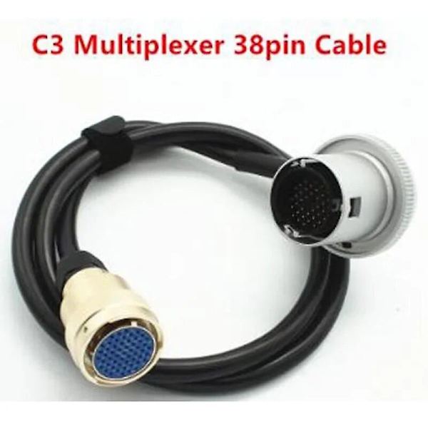 För Benz C3 38-Pin Testkabel Diagnos MB Star C3 Multiplexer Diagnostiskt Verktyg Kabelkontakt för C3 Diagnostisk Adapterkabel ST1M214
