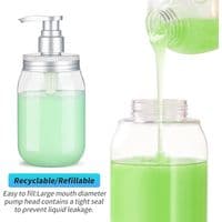 x 450 ml pumpedispenserflasker, såpedispenser/påfyllbare pumpeflasker, lotion- og såpedispensere