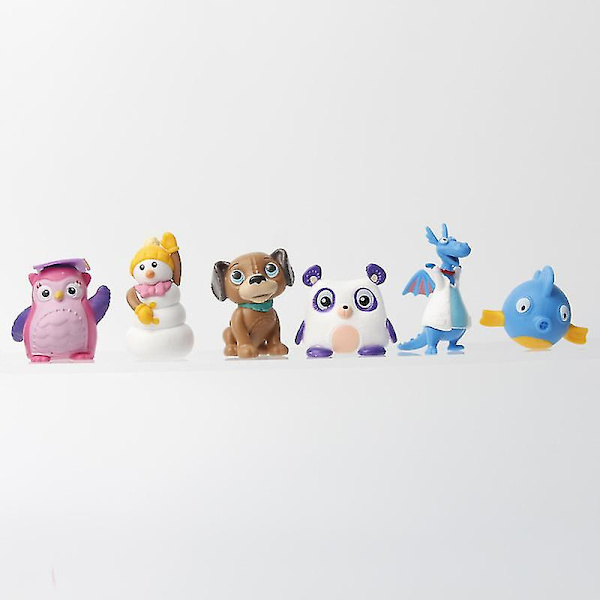 12 st/set Doc Mcstuffins Figurer Leksaker Doktor Lambie Får Stuffy Drake Hallie Hippo Chilly Snögubbe Modell Dockor Barn Present