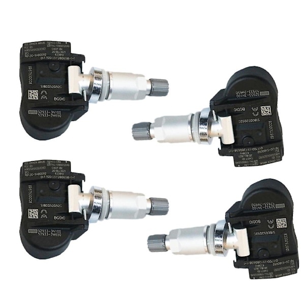 4 kpl TPMS-rengaspaineanturia I30 I55 Venga Sorenta Picanta Ceed 529333N100 52933-2M650