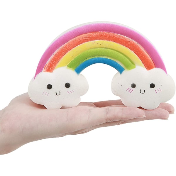 Squishies Rainbow Bridge Langsomt stigende Kawaii-duftende bløde Squishies-legetøj